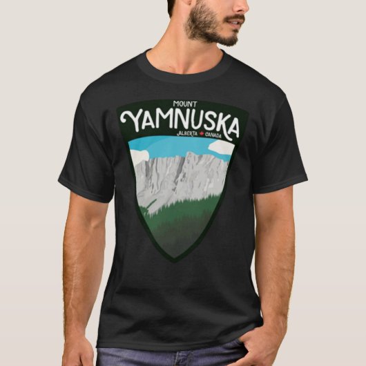 Mount Yamnuska - Alberta, Klassischer T - Shirt Ka (Vorderseite)