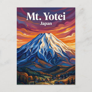 Mount Yotei Japan wird zu Postkarte