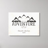 Mountain Adventure Alternative Wedding Gästebuch (Vorderseite)
