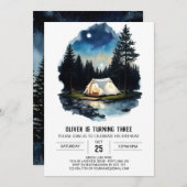 Mountain Adventure - Einladung zum Geburtstag (Vorne/Hinten)