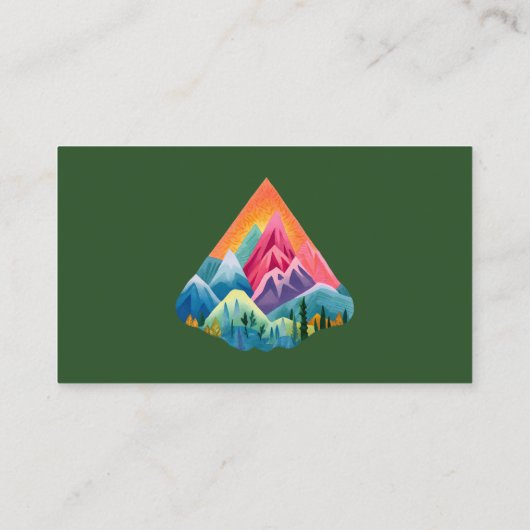 Mountain Adventure erwartet Windeln Raffle Tickets Begleitkarte (Rückseite)