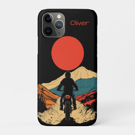 Mountain Adventure Rider Case-Mate iPhone Hülle (Rückseite)