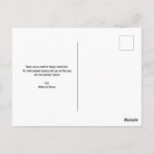 Mountain Adventure Rustic Vielen Dank Postkarte (Rückseite)