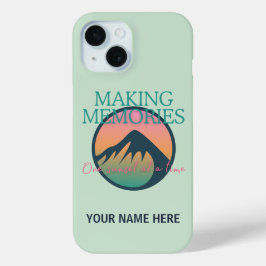 Mountain Adventures Making Memories iPhone 15 Hüll Case-Mate iPhone Hülle