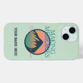 Mountain Adventures Making Memories iPhone 15 Hüll Case-Mate iPhone Hülle (Rückseite (Horizontal))