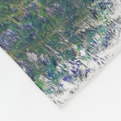 Mountain Air BMXer - BMX Rider Fleece Blanket (Ecke)