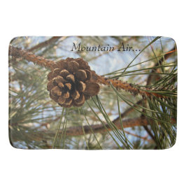 Mountain Air Pine Cone Bath Mat - Groß Badematte