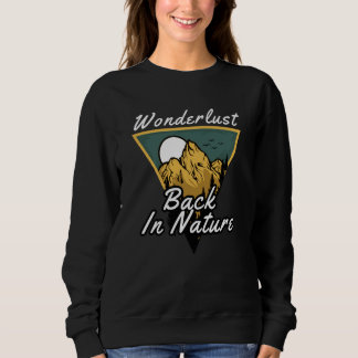 Mountain and Forest Scene  35 Sweatshirt