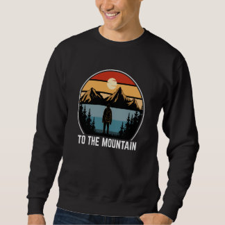 Mountain and Forest Scene  49 Sweatshirt
