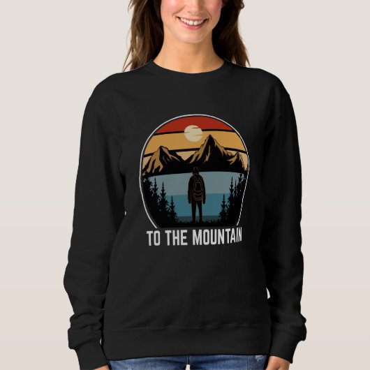 Mountain and Forest Scene  49 Sweatshirt (Vorderseite)