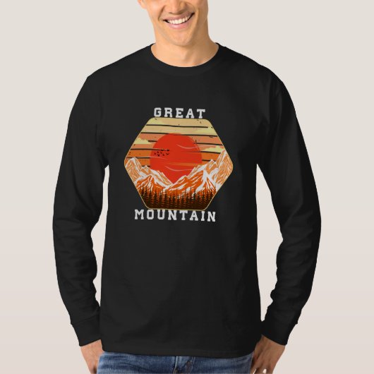 Mountain and Forest Scene 50 T-Shirt (Vorderseite)