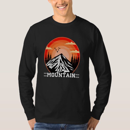 Mountain and Forest Scene 74 T-Shirt (Vorderseite)