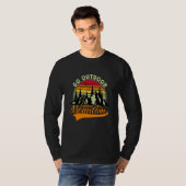 Mountain and Forest Scene Silhouette 11 T-Shirt (Vorne ganz)