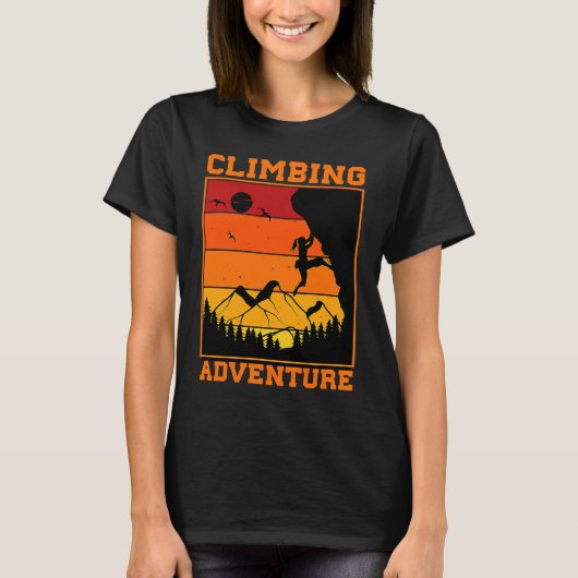 Mountain and Forest Scene Silhouette 14 T-Shirt (Vorderseite)