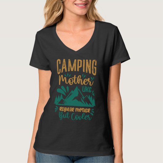 Mountain and Forest Scene Silhouette 28 T-Shirt (Vorderseite)