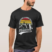 Mountain and Forest Scene Silhouette 29 T-Shirt (Vorderseite)