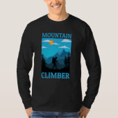 Mountain and Forest Scene Silhouette 49 T-Shirt (Vorderseite)