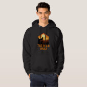 Mountain and Forest Scene Silhouette  59 Hoodie (Vorne ganz)