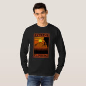 Mountain and Forest Scene Silhouette 70 T-Shirt (Vorne ganz)