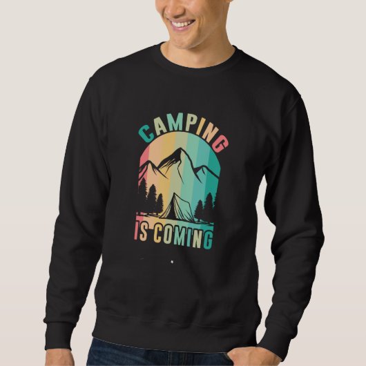 Mountain and Forest Scene Silhouette  72 Sweatshirt (Vorderseite)