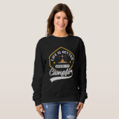 Mountain and Forest Scene Silhouette  97 Sweatshirt (Vorne ganz)