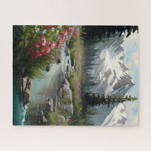 Mountain and Stream Jigsaw Puzzle (Horizontal)