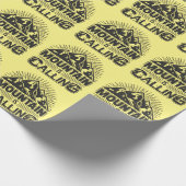 Mountain Art & Adventure: Nature's Call Geschenkpapier (Ecke)