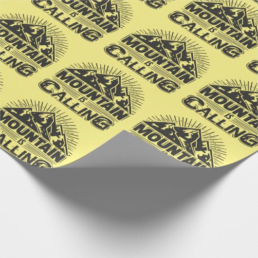 Mountain Art & Adventure: Nature's Call Geschenkpapier (Ecke)