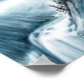 Mountain Art "Behalt Calm & Steady" Zuhause Office Poster (Ecke)