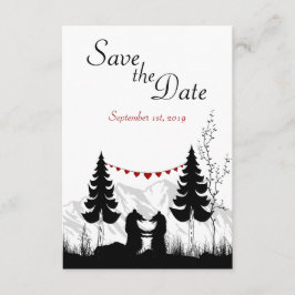 Mountain Bars Save the Date Hochzeitsankündigung