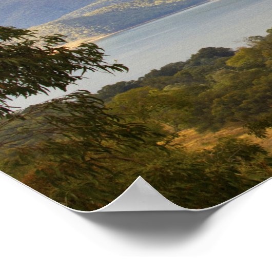 Mountain Bay Panorama 1 Poster (Ecke)