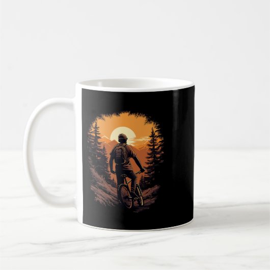 Mountain Bike Accessoires Radfahren MTB Dirt Bike Kaffeetasse (Links)