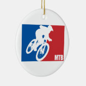 Mountain Bike All-Star Keramik Ornament (Rechts)