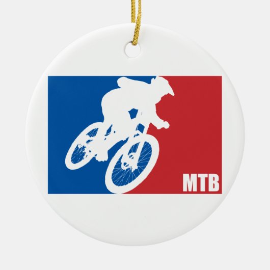 Mountain Bike All-Star Keramik Ornament (Vorne)