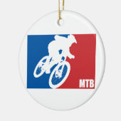 Mountain Bike All-Star Keramik Ornament (Links)