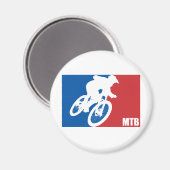 Mountain Bike All-Star Magnet (Vorderseite/Rückseite)