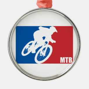 Mountain Bike All-Star Ornament Aus Metall
