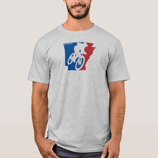 Mountain Bike Arkansas T-Shirt (Vorderseite)