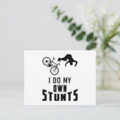 Mountain Bike Bike Biken Postkarte (Stehend Vorderseite)