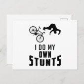 Mountain Bike Bike Biken Postkarte (Vorne/Hinten)