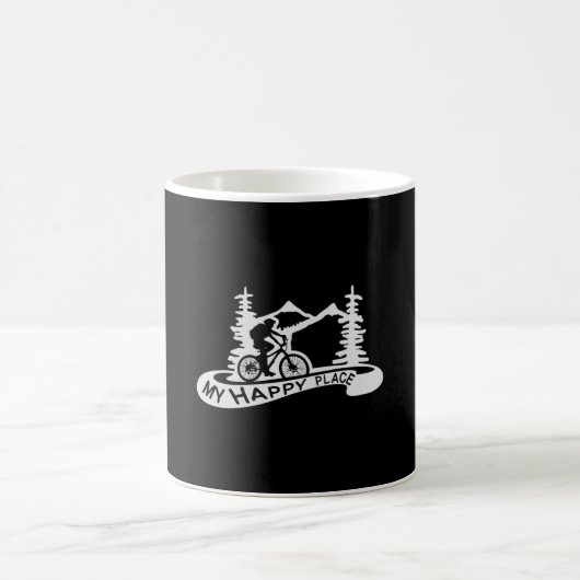 Mountain Bike Bike Downhill Bicycle MTB Geschenk Kaffeetasse (Mittel)