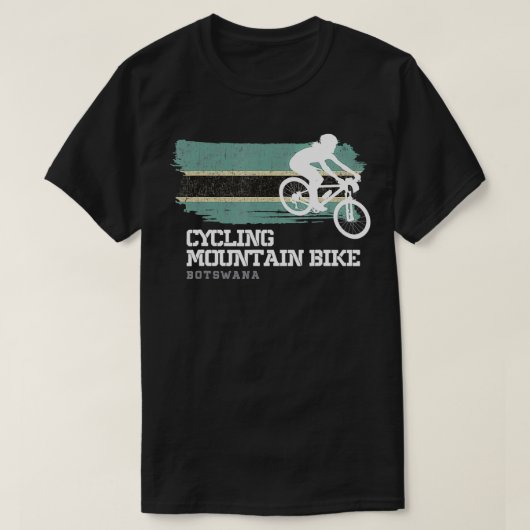 Mountain Bike Botswana MTB Biker Biking Womens cat T-Shirt (Design vorne)