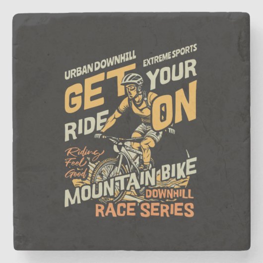 Mountain Bike - Downhil Steinuntersetzer (Vorderseite)