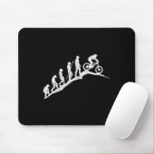Mountain Bike Downhill Evolution Mtb Biking Funny  Mousepad (Mit Mouse)