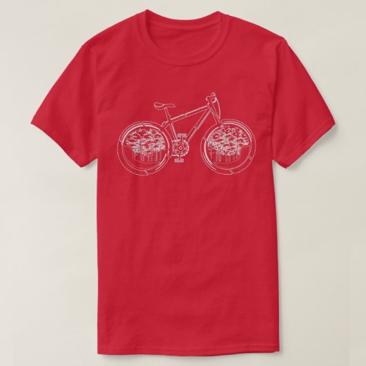 Mountain Bike Forest T-Shirt (Design vorne)