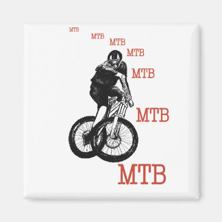 Mountain Bike geboren zu fahren. Magnet