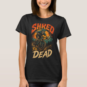 Mountain Bike Halloween Shred Til Regierung T-Shirt