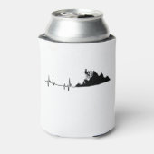 Mountain Bike Heartbeat Dosenkühler (Kanne Rückseite)