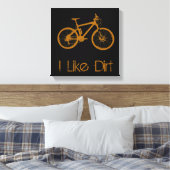 Mountain Bike Leinwanddruck (Insitu (Schlafzimmer))