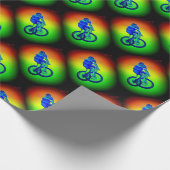 Mountain bike Llandegla mtb bmx Geschenkpapier (Ecke)